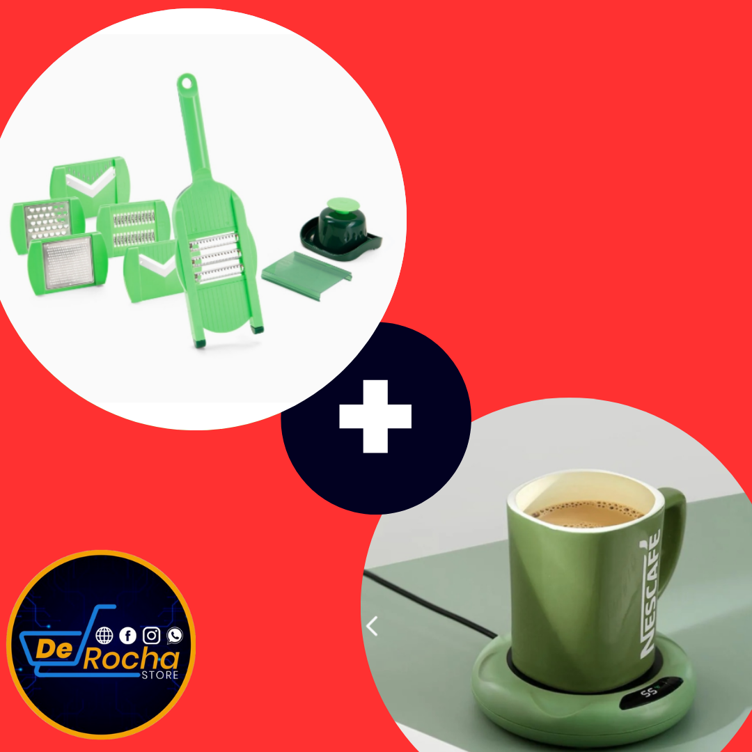 combo calentador vaso+rallador 6en1